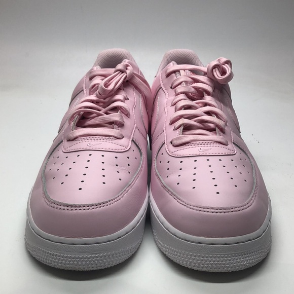 Mens Air Force 1 “07 Pink/White CU6312-600 USED Worn Once Sz 14 - Picture 3 of 10
